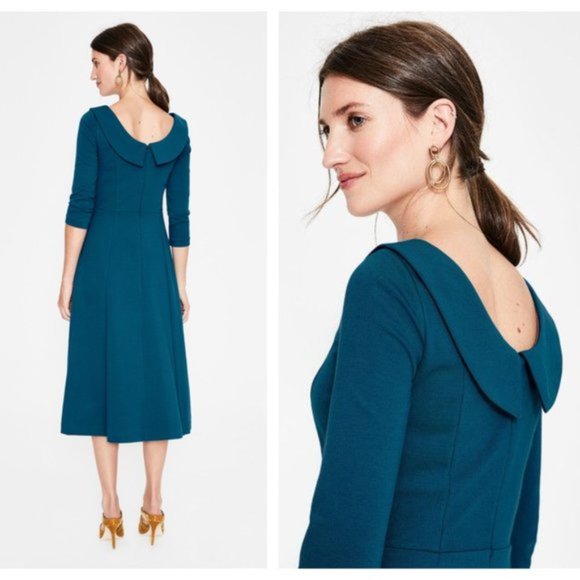 maddie ponte midi dress